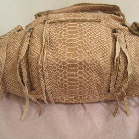 Botkier Logan Golden Snake-embossed Satchel - Picture 5 of 10